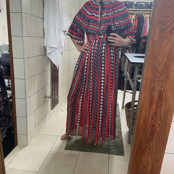 Romance was born pleated maxi dress - Picture 4 of 7